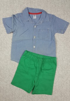 CARTERS Boys Tshirt And Shorts Set (24 Months ) 