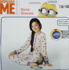 DESPICABLE Girls Long Sleeved Pyjama Set (3 to 10 Years)