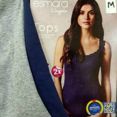 ESMARA ESMARA 2 Pcs Womens Vests Pack (XS - S - M - L - XL - XXL) 
