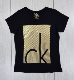 Calvin klein Ladies T-Shirt (BLACK) (S - M - L - XL)
