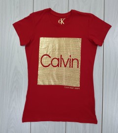 Calvin klein Ladies T-Shirt (RED) (S - M - L - XL)