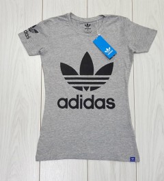 ADIDAS Womens T-Shirt (GRAY) (S - M - L - XL)