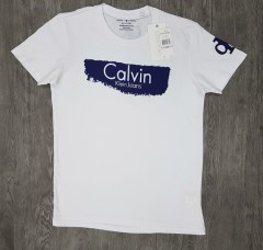 Calvin klein Mens T-Shirt (WHITE) (S - M - L - XL)