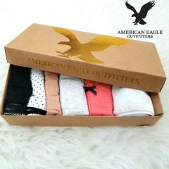 AMERICAN EAGLE American Eagle 6 PCs Pack Ladies Briefs ( Random Color) (XXS . Xs. S. M. L. XL. XXL)