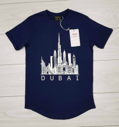 DUBAI Mens T-Shirt (NOVO) (NAVY) (S - M - L - XL)