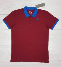 ADIDAS Mens T-Shirt (NOVO) (MAROON) (S - M - L - XL - XXL)