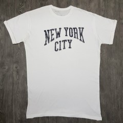 TIC Bershka Mens T-Shirt (TIC) (WHITE) (S - M - L - XL)