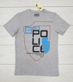 POLICE Mens T-Shirt (GRAY) (S - M - L ) 
