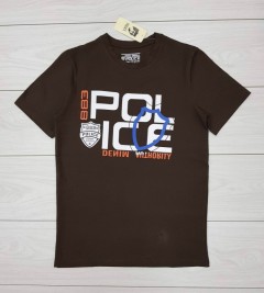 POLICE Mens T-Shirt (BROWN) (S - M - L - XL )