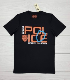 POLICE Mens T-Shirt (BLACK) (S - M - L - XL ) 