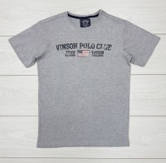 VINSON Mens T-Shirt (GRAY) (S - M - L - XL - XXL) 