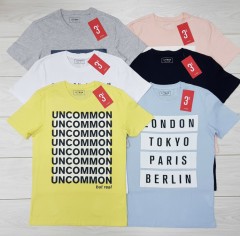 LFTMAN 3 Pcs Mens T-Shirt Pack ( Random Color) ( S - M - L -  XL - XXL)