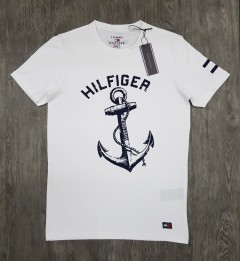 TOMMY - HILFIGER TOMMY - HILFIGER Mens T-Shirt (NOVO) (WHITE) (S - M - L - XL )