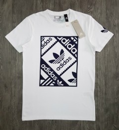 ADIDAS Mens T-Shirt (NOVO) (WHITE) (S - M - L - XL) 