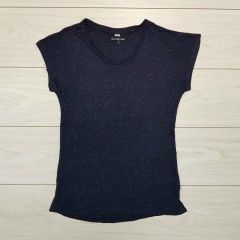 Womens T-Shirt (NAVY) ( S - M - L )