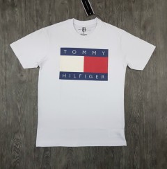 TOMMY - HILFIGER TOMMY - HILFIGER Mens T-Shirt (WHITE) (S - M - L - XL ) 