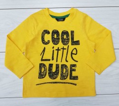 GEORGE Boys Long Sleeved Shirt (YELLOW) (9 Months to 4 Years)