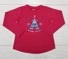 Girls Long Sleeved Shirt (PINK) (3 to 7 Years) 
