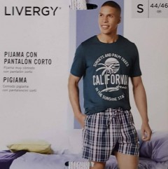 LIVERGY Mens T-Shirt And Shorts Set (GREEN) (S - M - L - XL - XXL ) 