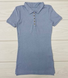 Basic Ladies T-Shirt (BLUE) (XS - S - M - L - XL - XXL) 