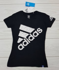 ADIDAS Ladies T-Shirt (BLACK) ( M - L) 