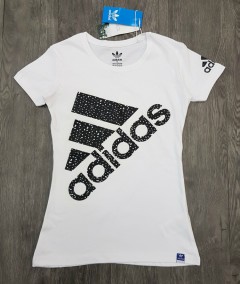 ADIDAS Ladies T-Shirt (WHITE) (S - M - L - XL)