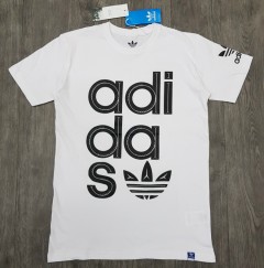 ADIDAS Mens T-Shirt (WHITE) (S - M - L - XL )