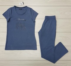 inextenso Ladies Pyjama Set (BLUE) (S - M - L - XL) 