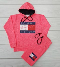 TOMMY - HILFIGER  Ladies Sweatshirt And Pants (PINK) ( M - L - XL ) 