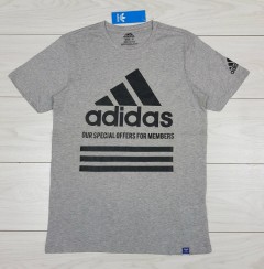 ADIDAS  Mens T-Shirt (GRAY) (S - M - L - XL )