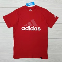 ADIDAS Mens T-Shirt (RED) (S - M - L - XL )