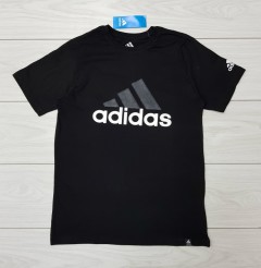 ADIDAS Mens T-Shirt (BLACK) (S - M - L - XL)