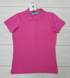 U.S. POLO ASSN Ladies T-Shirt (PINK) (S - M - L - XL) 
