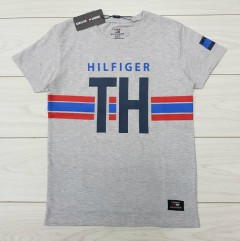 TOMMY - HILFIGER Mens T-Shirt (GRAY) (S - M - L - XL ) 