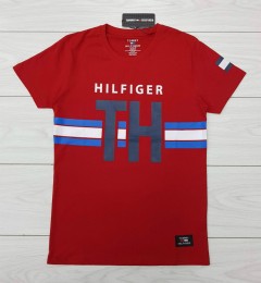 TOMMY - HILFIGER Mens T-Shirt (RED) (S - M - L - XL ) 