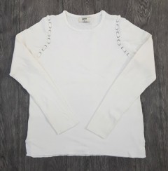 Papaya Ladies Long Sleeved Shirt (WHITE) (S - M - L - XL)