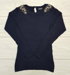 Chicoree Ladies Long Sleeved Shirt (NAVY) (S - L - XL) 