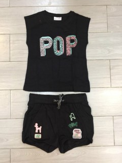 PM Girls T-Shirt And Shorts Set (PM) (8 to 13 Years)