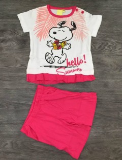 PM Girls T-Shirt And Shorts Set (PM) (12 to 36 Months)