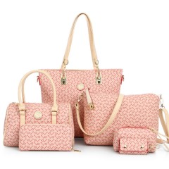 Violet  Violet Ladies Fashion Bag (6 Pcs) (Pink)