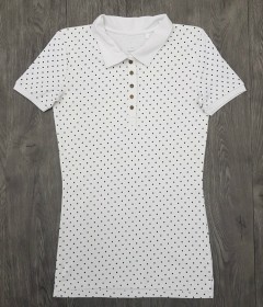 Ladies T-Shirt (WHITE) (XS - S - M - L - XL) 