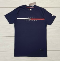 TOMMY - HILFIGER Mens T-Shirt (NAVY) (S - M - L - XL )