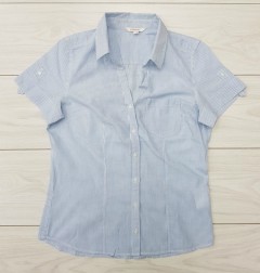 CAMAIEU  Ladies Shirt (BLUE) (32 to 48)