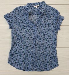 CAMAIEU  Ladies Shirt (BLUE) (32 to 48) 