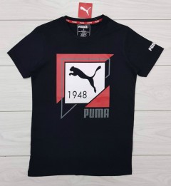 PUMA Mens T-Shirt (BLACK) (S - M - L - XL )