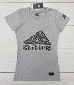 ADIDAS Ladies T-Shirt (GRAY) (S - M - L - XL ) 