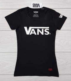 VANS Ladies T-Shirt (BLACK) (S - M - L - XL) 