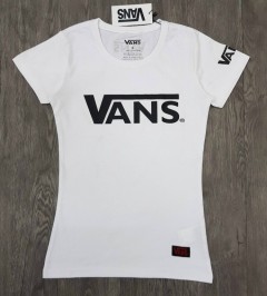 VANS Ladies T-Shirt (WHITE) (S - M - L - XL)
