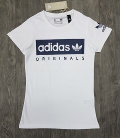 ADIDAS Ladies T-Shirt (WHITE) (S - M - L - XL )