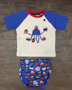 PM Boys T-Shirt And Shorts Set (PM) (NewBaby to 6 Months)